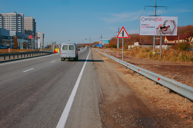 Фотография рекламного носителя, тип: Билборд 3x6, адрес: Южный обход а/д, 15 750м, Ставрополь, Ставропольский край, Россия. Сторона A №1069068