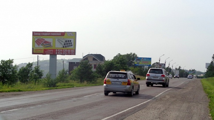 Фотография рекламного носителя, тип: Билборд 3x6, адрес: а/д Хабаровск-Владивосток, 668 970м, Уссурийск, Приморский край, Россия. Сторона В №791328