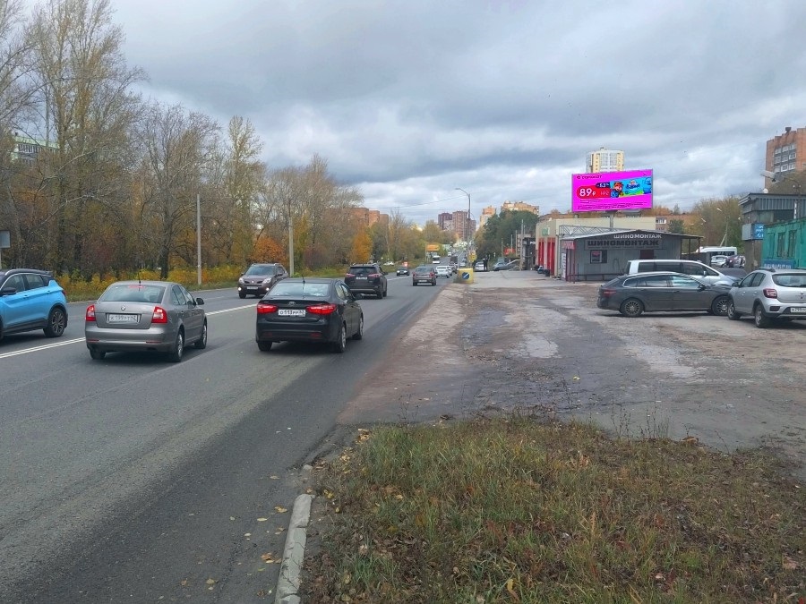 Фотография рекламного носителя, тип: Видеоэкран, адрес: Черновицкая ул., д.27б, Рязань, Рязанская область, Россия. Сторона А1-А10 №1056855