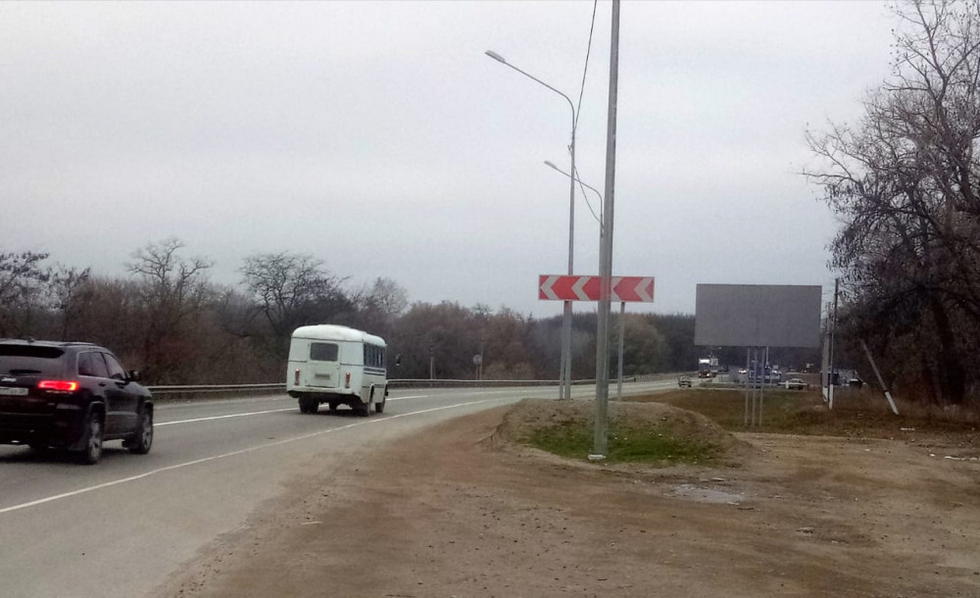 Фотография рекламного носителя, тип: Билборд 3x6, адрес: Кавказ а/д М29, 98 403м, Краснодар, Краснодарский край, Россия. Сторона А №1021146
