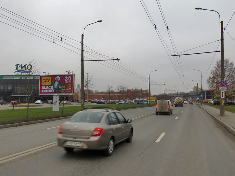 Фотография рекламного носителя, тип: Билборд 3x6, адрес: Фучика ул., д.2, поз.1, Санкт-Петербург, Россия. Сторона B №515222