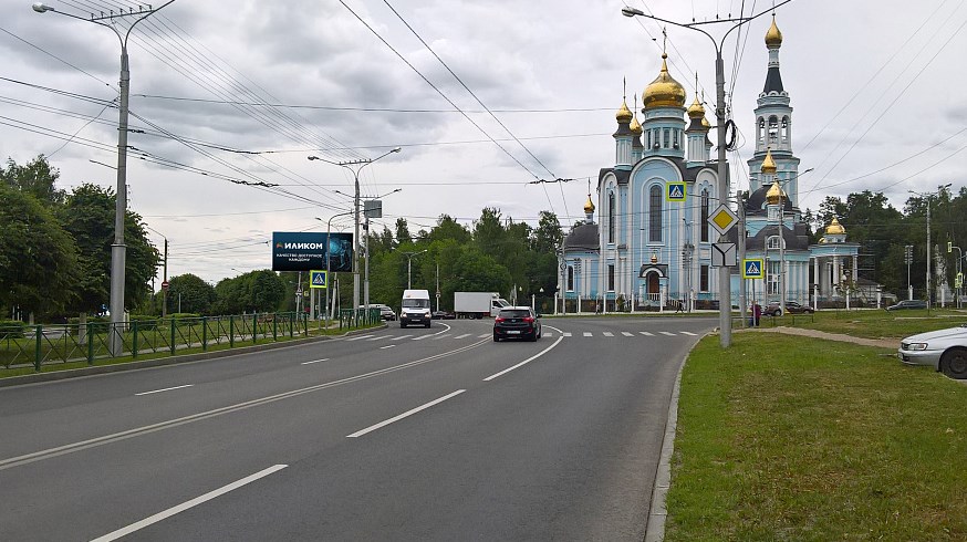 Фотография рекламного носителя, тип: Билборд 3x6, адрес: Гузовского ул., маг. Чебоксарец, Чебоксары, Республика Чувашия, Россия. Сторона B №825177