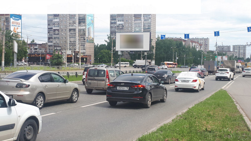 Фотография рекламного носителя, тип: Билборд 3x6, адрес: Ленина ул. Х Молодежная ул., д.12, Ижевск, Республика Удмуртия, Россия. Сторона A2 №946075