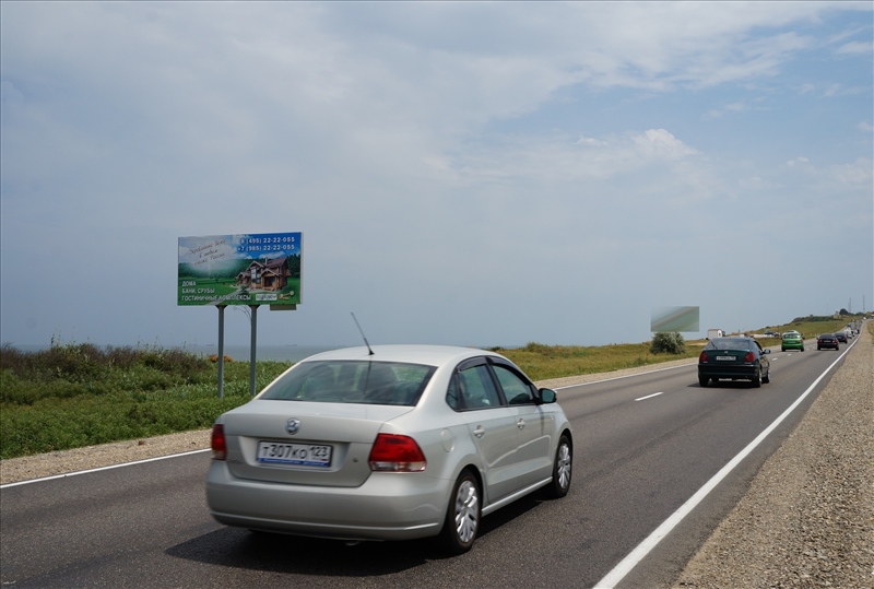 Фотография рекламного носителя, тип: Билборд 3x6, адрес: Темрюк-Фонталовская а/д., 11 400м, Темрюк, Краснодарский край, Россия. Сторона Б №632921