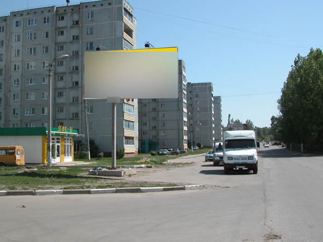 Фотография рекламного носителя, тип: Билборд 3x6, адрес: Генерала Белова ул., д.8а, Новомосковск, Тульская область, Россия. Сторона Б №364264