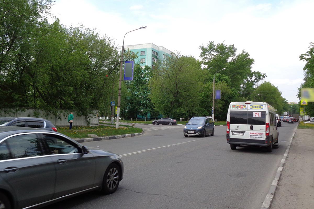 Фотография рекламного носителя, тип: Панель-кронштейн, адрес: Смирновская ул., д.30, корп.1 Х Калараш ул., Люберцы, Московская область, Россия. Сторона В №635098