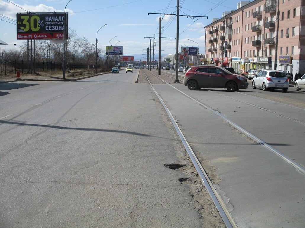 Фотография рекламного носителя, тип: Билборд 3x6, адрес: Терешковой ул., д.2, поз.1, Улан-Удэ, Республика Бурятия, Россия. Сторона В №697145