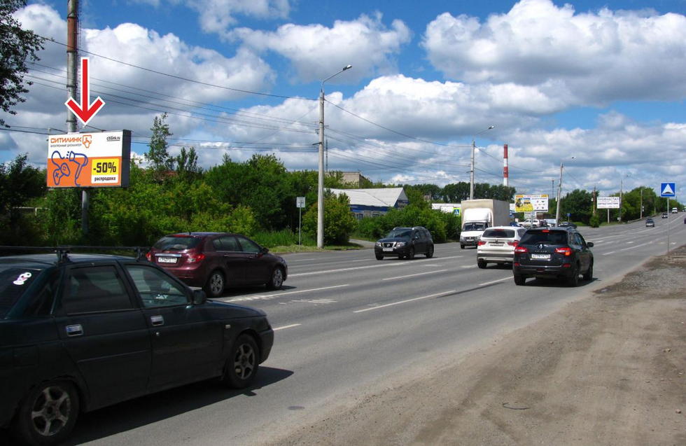 Фотография рекламного носителя, тип: Билборд 3x6, адрес: Троицкий тракт, д.17, поз.1, Челябинск, Челябинская область, Россия. Сторона В №375715