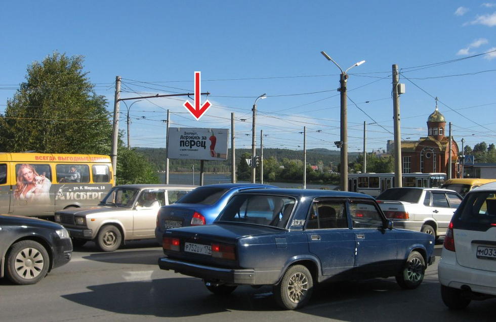 Фотография рекламного носителя, тип: Билборд 3x6, адрес: Аносова ул. Х 3-го Интернационала пл., Златоуст, Челябинская область, Россия. Сторона В2 №377590