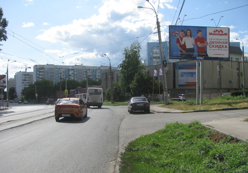 Фотография рекламного носителя, тип: Билборд 3x6, адрес: Пензенская ул., д.26, Самара, Самарская область, Россия. Сторона A1-A3 №791007