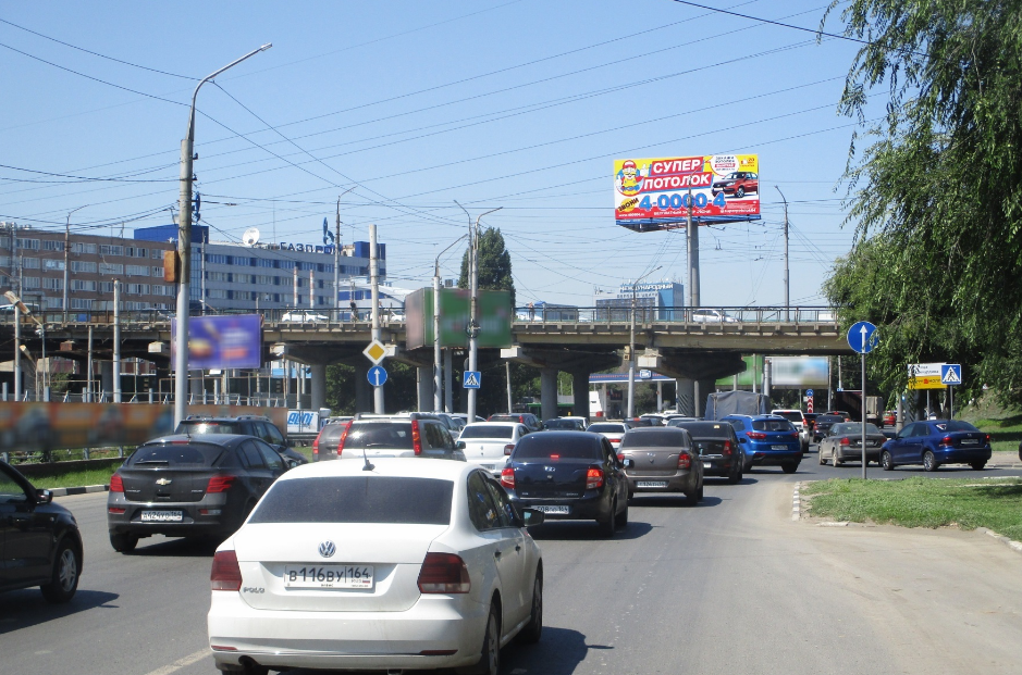Фотография рекламного носителя, тип: Суперсайт 5x12, адрес: Шехурдина ул. Х Ипподромная ул., поз.2, Саратов, Саратовская область, Россия. Сторона А №328578