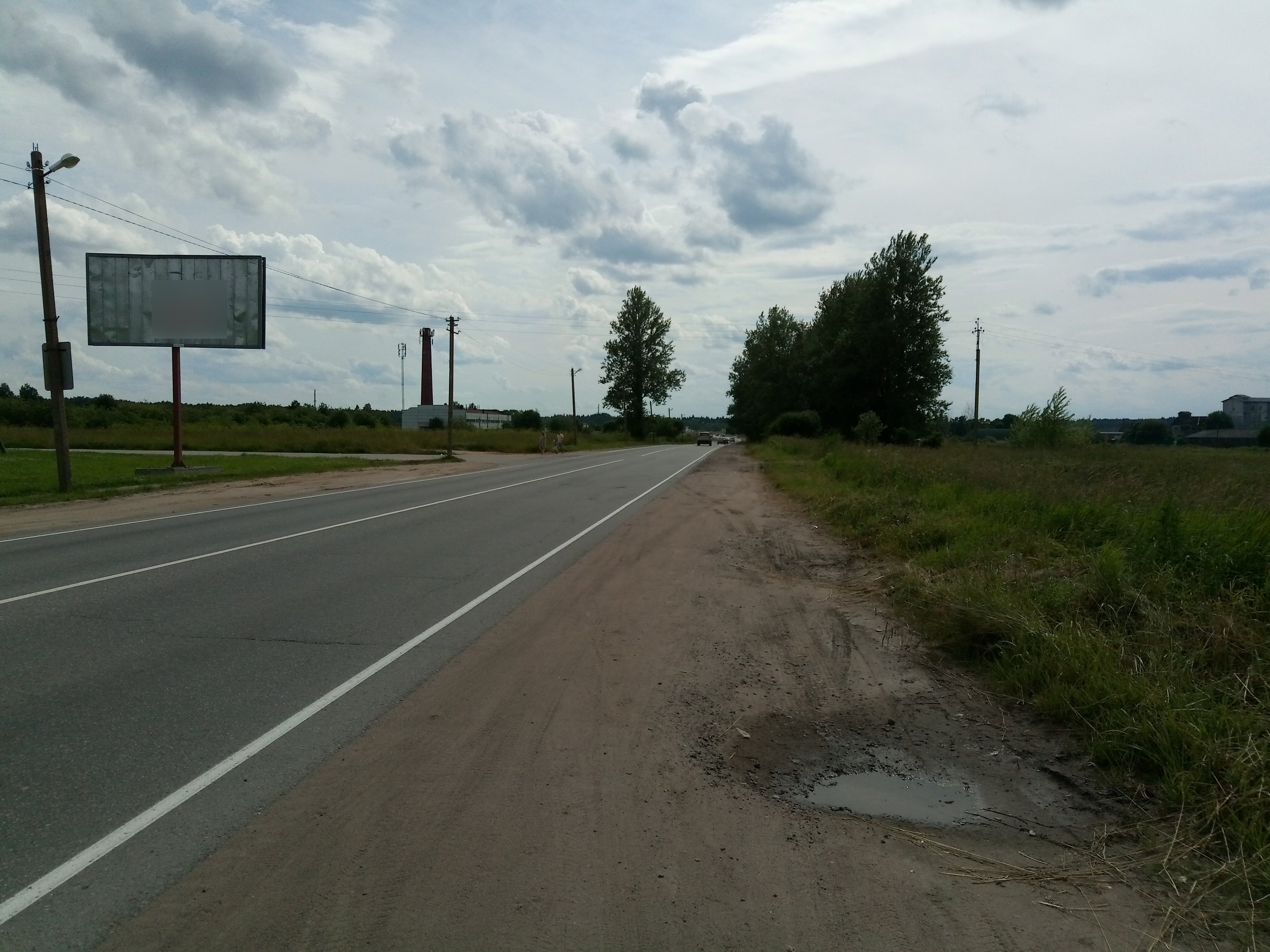 Фотография рекламного носителя, тип: Билборд 3x6, адрес: Гостилицкое ш., 23 700м, поз.2, Санкт-Петербург, Россия. Сторона Б №666018