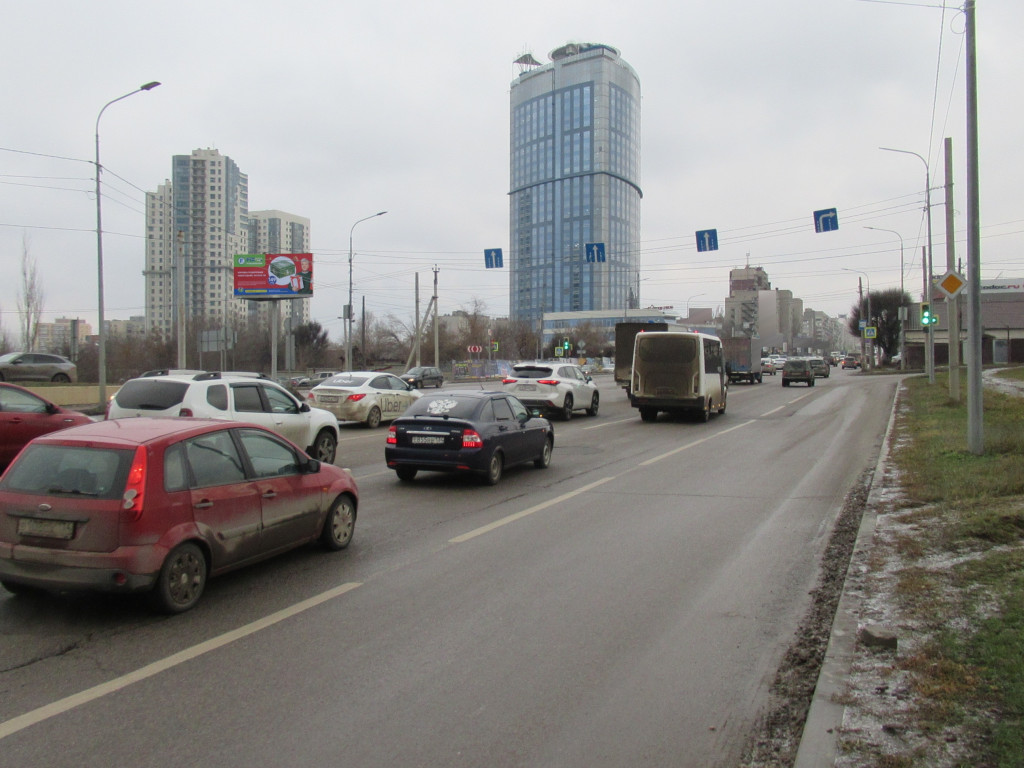 Фотография рекламного носителя, тип: Билборд 3x6, адрес: Рокоссовского ул. Х Качинцев ул., Волгоград, Волгоградская область, Россия. Сторона Б №1000633