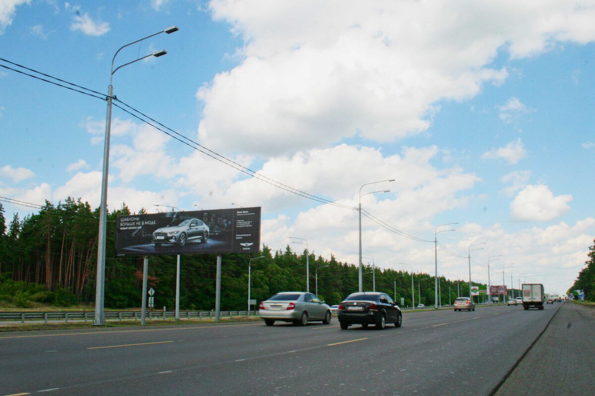 Фотография рекламного носителя, тип: Суперсайт 3x12, адрес: А-134 а/д., 2 666м, Воронеж, Воронежская область, Россия. Сторона Б №704878