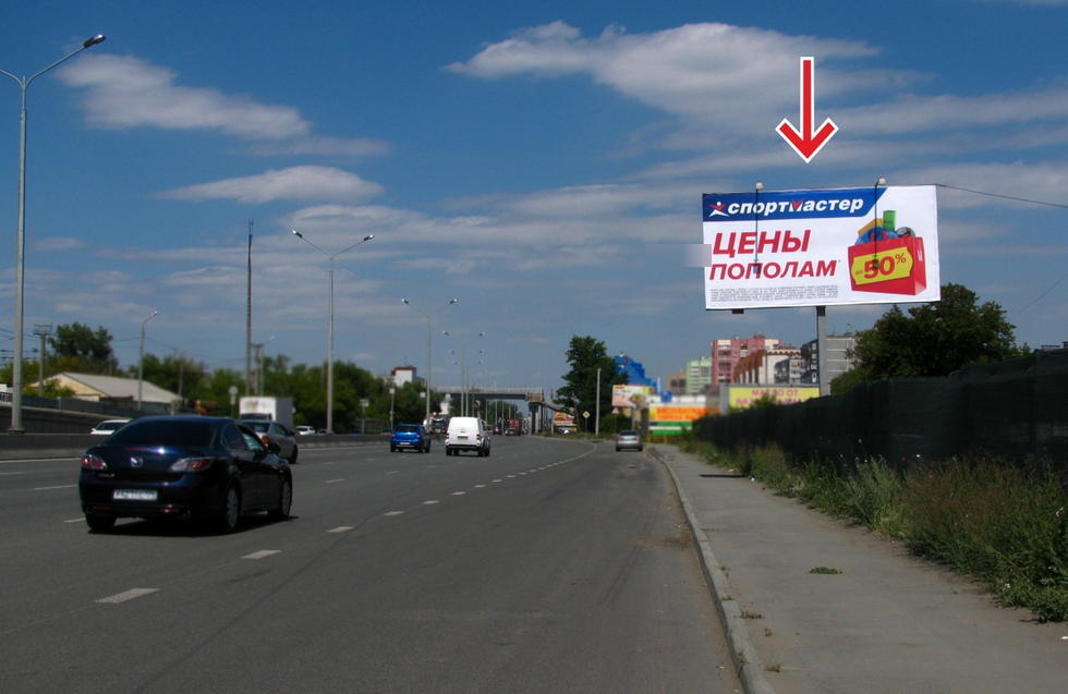 Фотография рекламного носителя, тип: Билборд 3x6, адрес: Гражданская ул. Х Меридиан ш., Челябинск, Челябинская область, Россия. Сторона A №392264