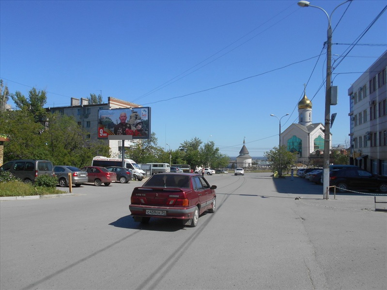 Фотография рекламного носителя, тип: Билборд 3x6, адрес: Ткачева ул., д.2, Волгоград, Волгоградская область, Россия. Сторона Б №523698