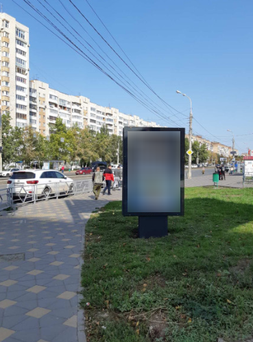Фотография рекламного носителя, тип: Пилон, адрес: Полевая ул. - пр. Ленина, до перекрестка, в город, Самара, Самарская область, Россия. Сторона А №1080584