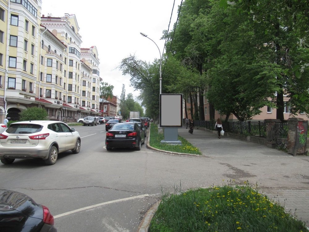 Фотография рекламного носителя, тип: Ситиформат 1.8x1.2, адрес: Петропавловская ул., д.30, Пермь, Пермский край, Россия. Сторона A1-A5 №755901