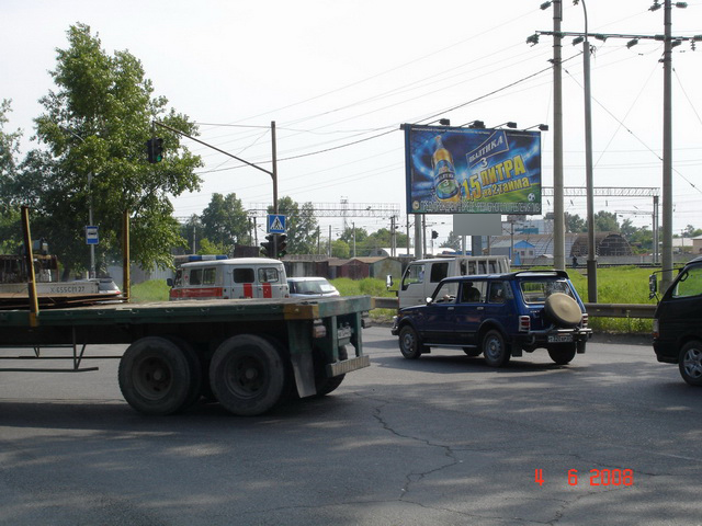 Фотография рекламного носителя, тип: Билборд 3x6, адрес: 60-лет Октября пр-т., д.124, напротив, Хабаровск, Хабаровский край, Россия. Сторона A №482317