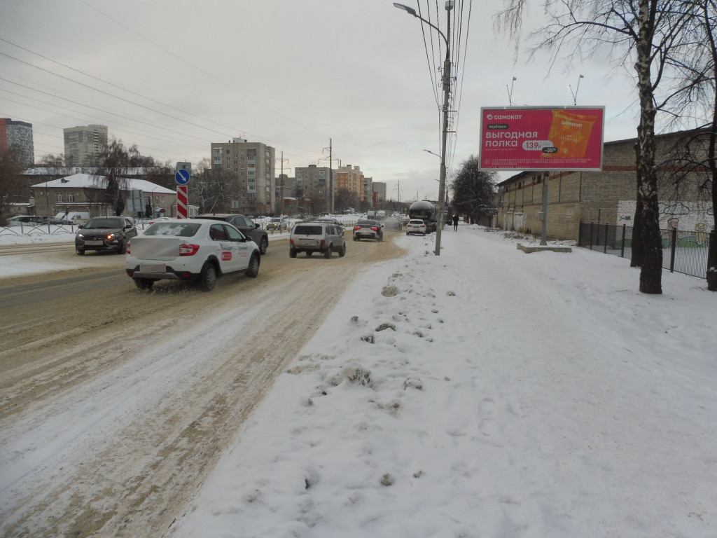 Фотография рекламного носителя, тип: Билборд 3x6, адрес: Высоковольтная ул., д.38, Рязань, Рязанская область, Россия. Сторона А1-А3 №595976