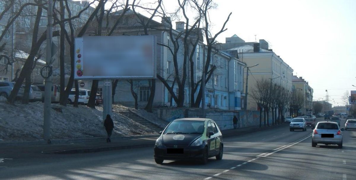 Фотография рекламного носителя, тип: Билборд 3x6, адрес: Партизанский пр-т., д.26, Владивосток, Приморский край, Россия. Сторона Б №767269