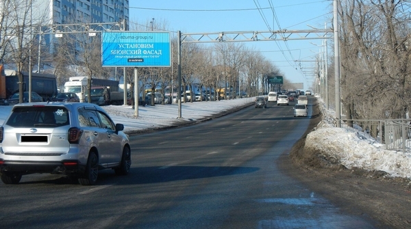 Фотография рекламного носителя, тип: Билборд 3x6, адрес: 100-лет Владивостоку ул. Х Магнитогорская ул., д.122, Владивосток, Приморский край, Россия. Сторона А1-А3 №767171
