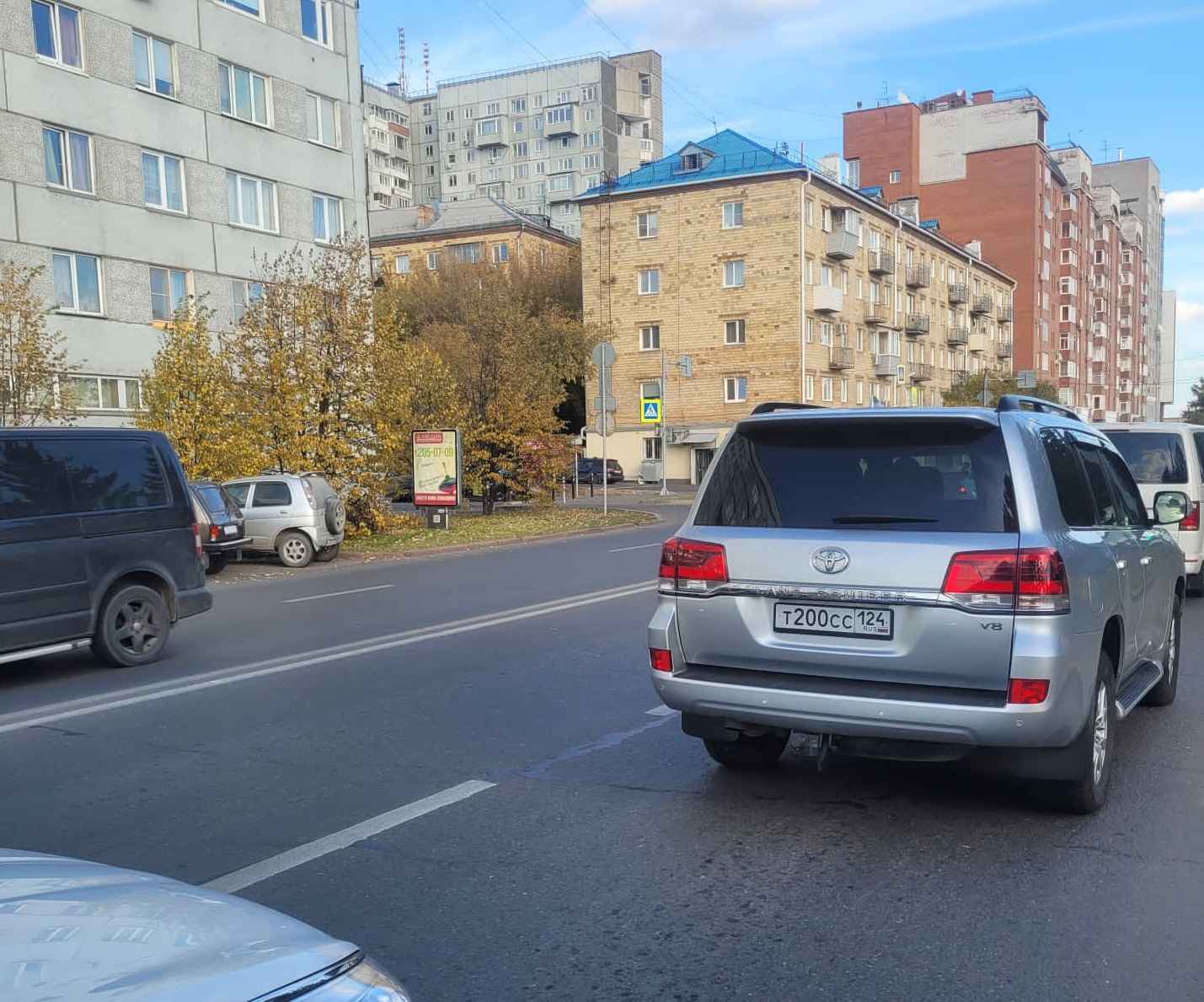 Фотография рекламного носителя, тип: Ситиформат 1.8x1.2, адрес: Дубровинского ул., д.106, Красноярск, Красноярский край, Россия. Сторона Б №999536