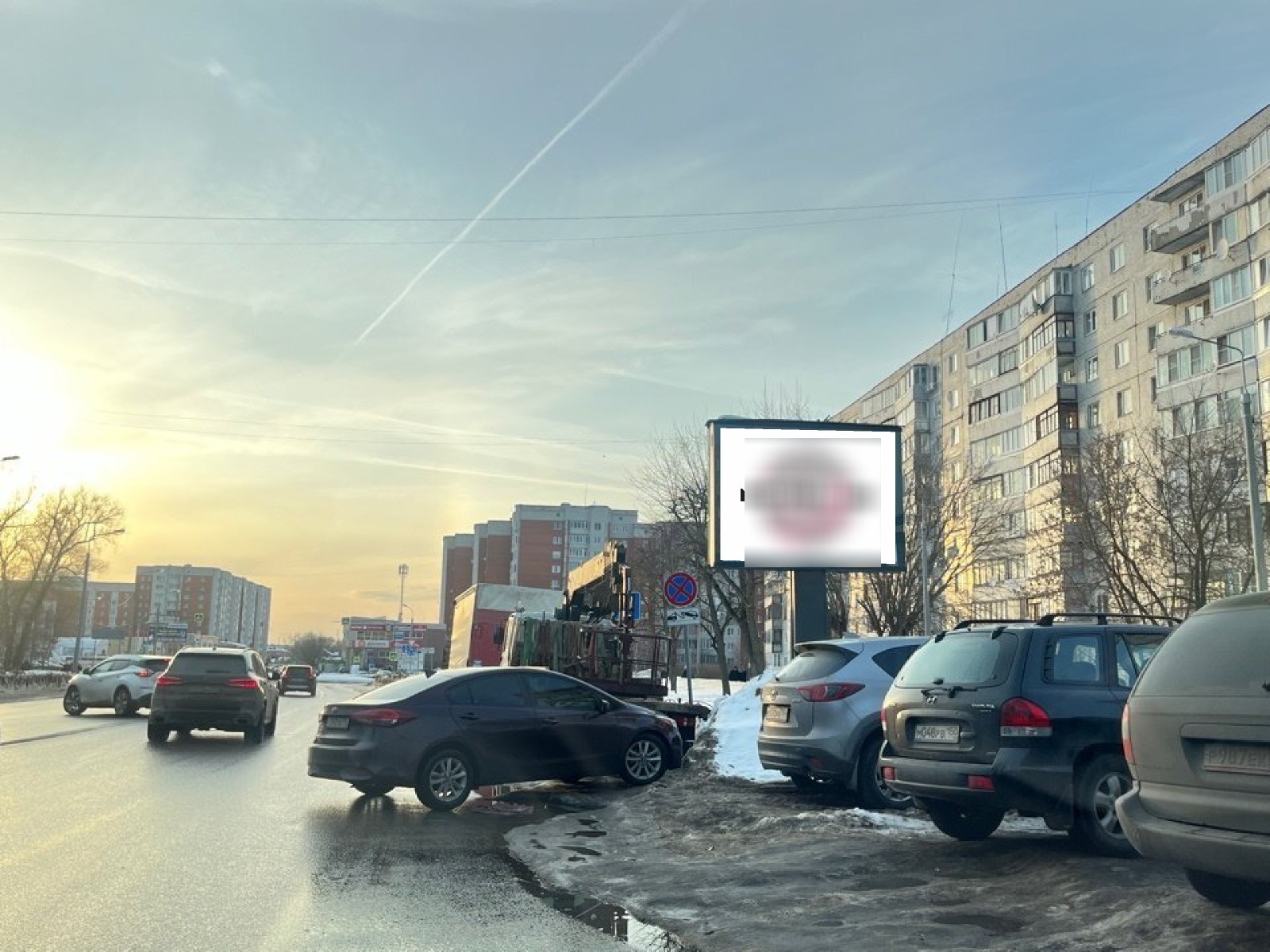 Фотография рекламного носителя, тип: Ситиборд 2.7x3.7, адрес: Володарского ул., д.5, Орехово-Зуево, Московская область, Россия. Сторона A1-A5 №442972