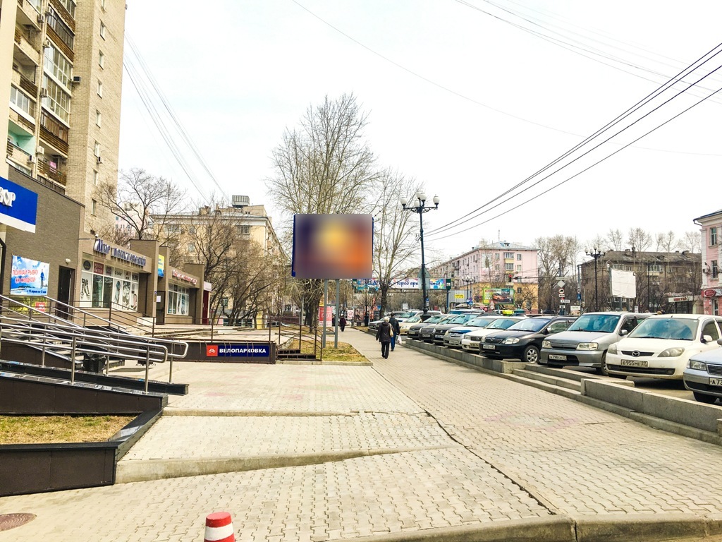 Фотография рекламного носителя, тип: Ситиборд 2.7x3.7, адрес: Ленина ул., д.41, Хабаровск, Хабаровский край, Россия. Сторона Б №665406