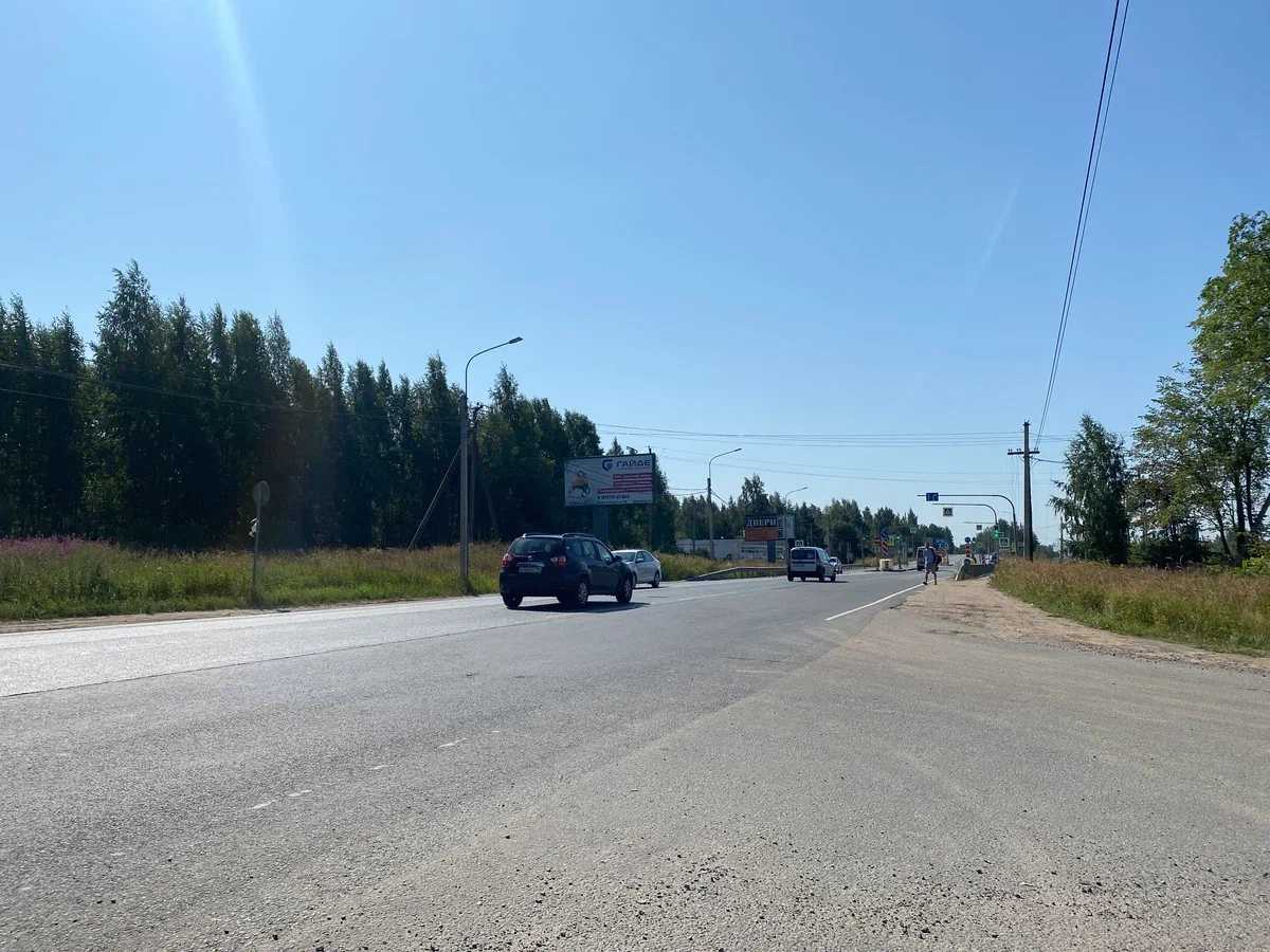 Фотография рекламного носителя, тип: Билборд 3x6, адрес: 35 200м, Колтушское ш., Кальтино пос., Ленинградская область, Россия. Сторона Б №1047058