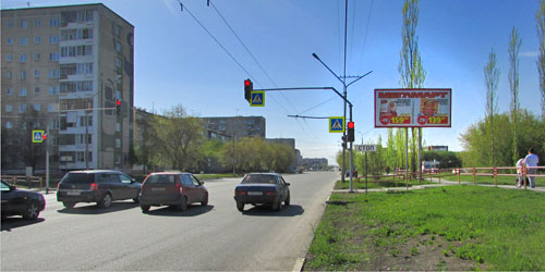 Фотография рекламного носителя, тип: Билборд 3x6, адрес: Каменская ул., д.72, Каменск-Уральский, Свердловская область, Россия. Сторона А №403929