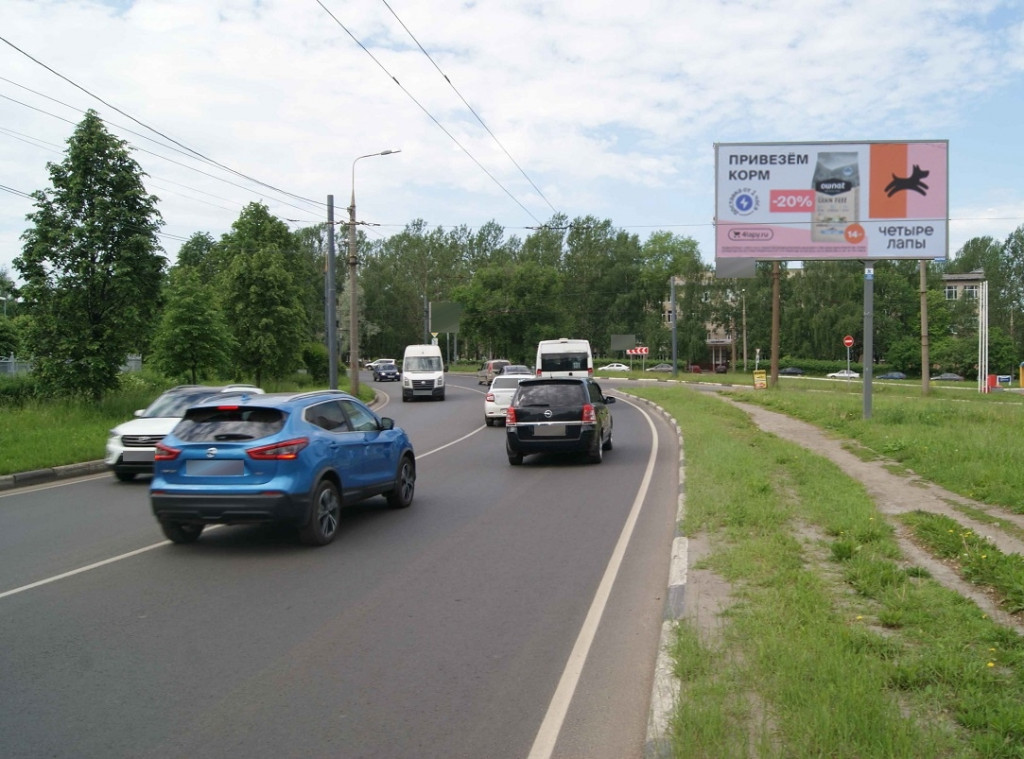 Фотография рекламного носителя, тип: Билборд 3x6, адрес: Гагарина ул., д.6, Ярославль, Ярославская область, Россия. Сторона А №832745