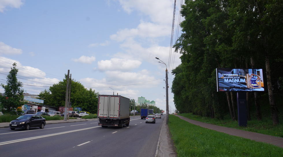 Фотография рекламного носителя, тип: Билборд 3x6, адрес: Бринского ул., д.2, корп.2, Нижний Новгород, Нижегородская область, Россия. Сторона A1-А10 №993176