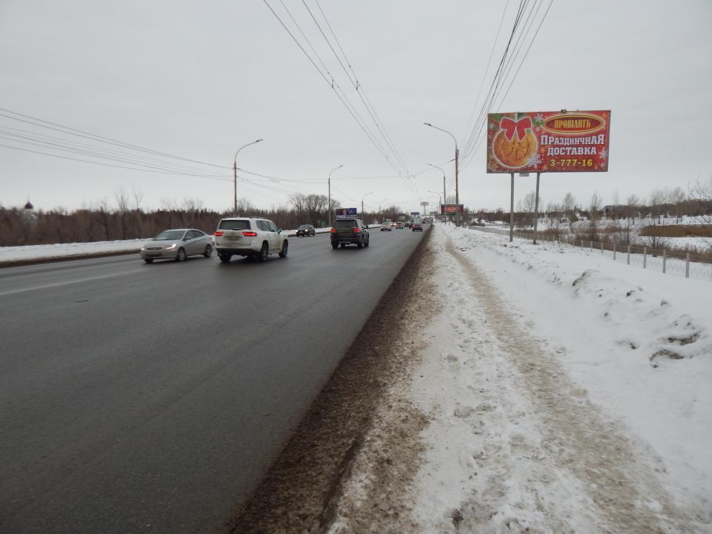 Фотография рекламного носителя, тип: Билборд 3x6, адрес: Ленинградский мост Х 3-я Островская ул., Омск, Омская область, Россия. Сторона А №419400
