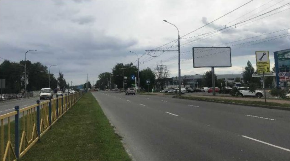 Фотография рекламного носителя, тип: Билборд 3x6, адрес: Станке Димитрова пр-т., д.108, Брянск, Брянская область, Россия. Сторона А1-А3 №840738