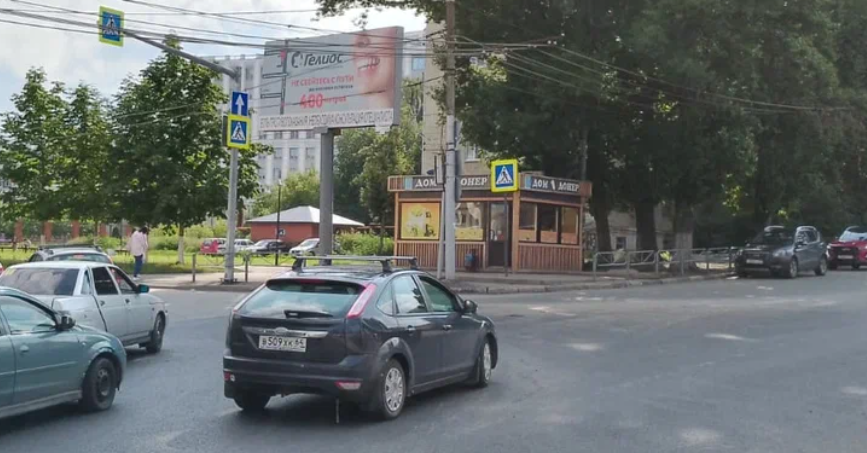 Фотография рекламного носителя, тип: Билборд 3x6, адрес: Политехническая ул. Х 2-я Садовая ул., Саратов, Саратовская область, Россия. Сторона Б №833328