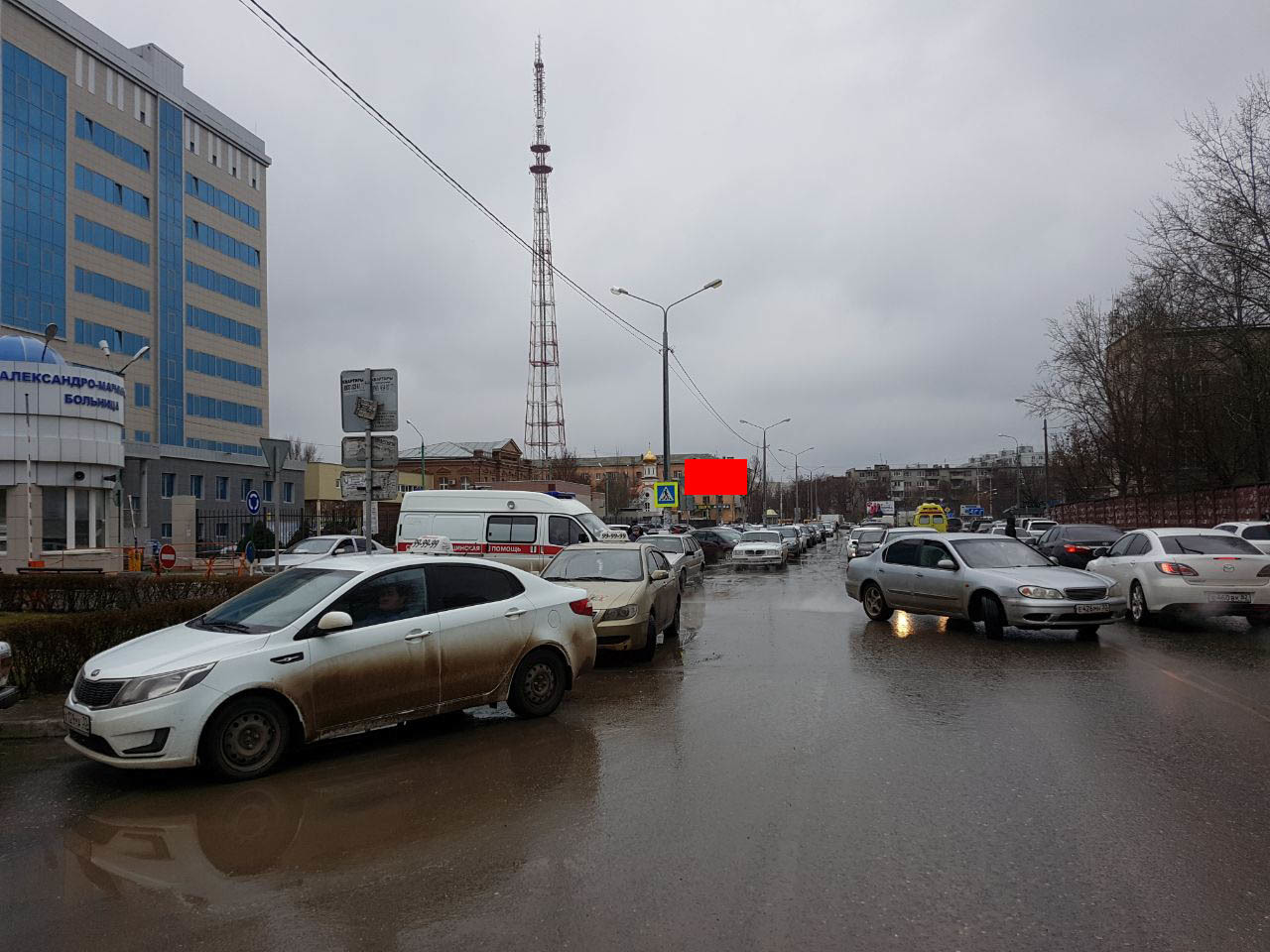 Фотография рекламного носителя, тип: Билборд 3x6, адрес: Татищева ул., д.2, Астрахань, Астраханская область, Россия. Сторона В №700774