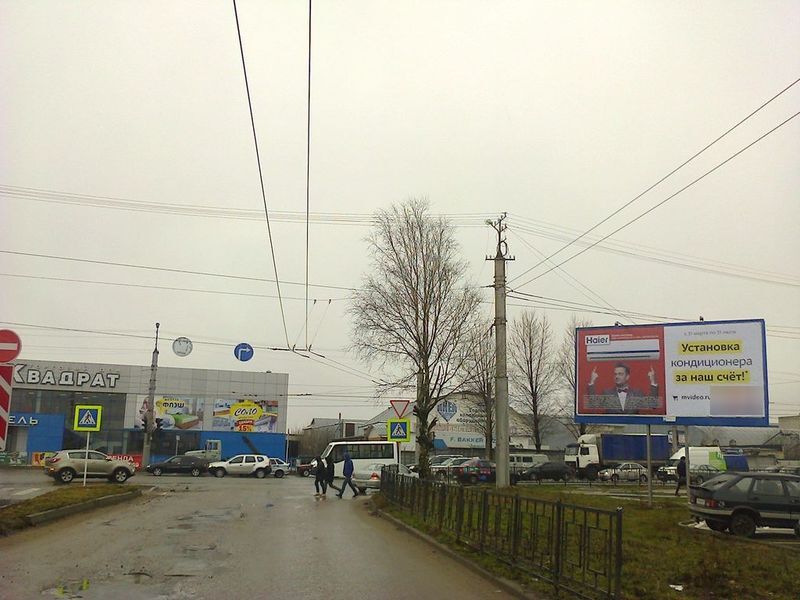 Фотография рекламного носителя, тип: Билборд 3x6, адрес: Шевченко ул. Х 2-й В.Волок ул., Смоленск, Смоленская область, Россия. Сторона А №383072