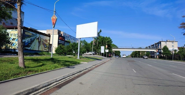 Фотография рекламного носителя, тип: Билборд 3x6, адрес: Артём-Восточный пос. а/д, 8 720м, Владивосток, Приморский край, Россия. Сторона Б №1057279