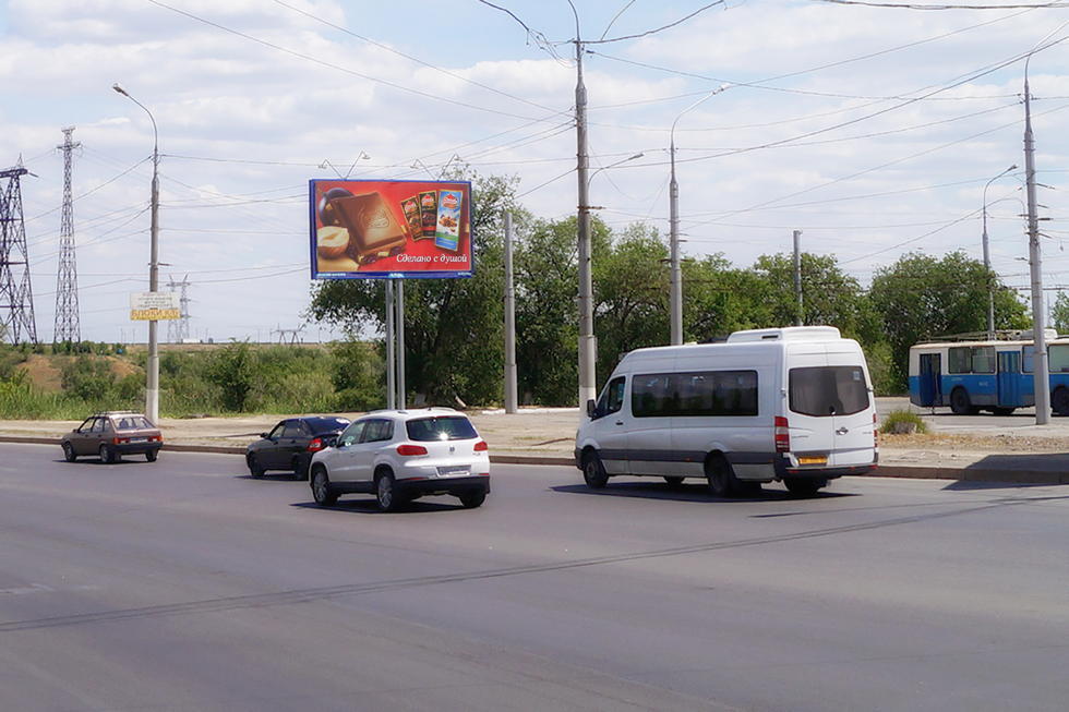 Фотография рекламного носителя, тип: Билборд 3x6, адрес: Н. Отрады ул., Волгоград, Волгоградская область, Россия. Сторона А №337736