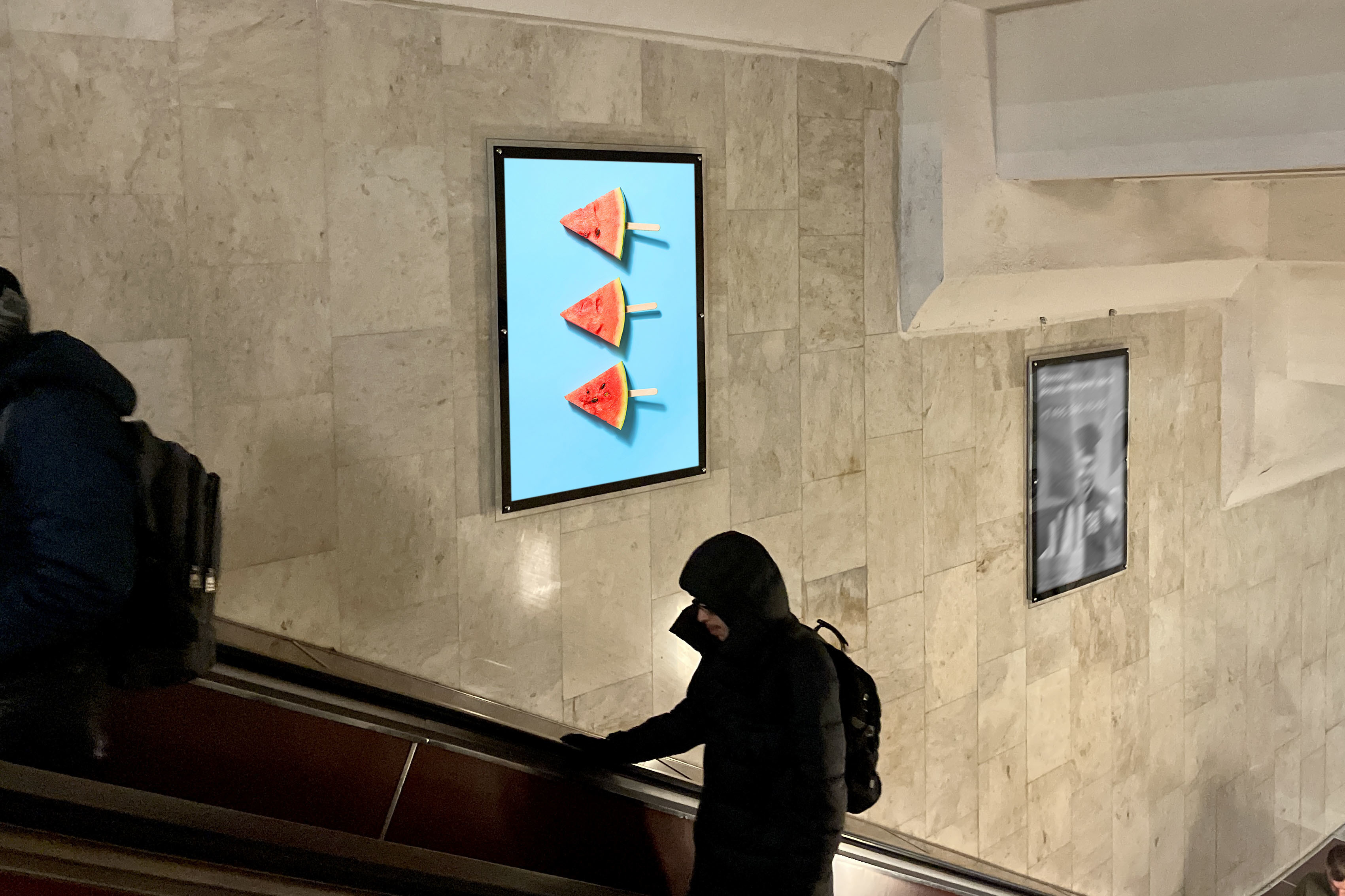 Фотография рекламного носителя, тип: Кристалайт, адрес: Станция метро «Севастопольская», линия Серпуховско-Тимирязевская, Москва, Россия. Сторона/вариант №1001956