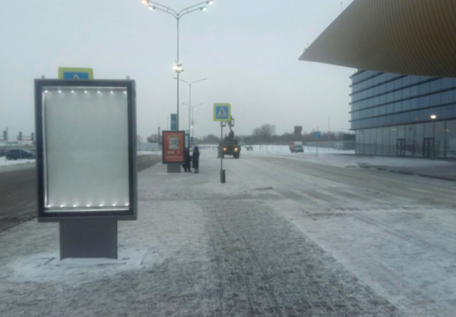 Фотография рекламного носителя, тип: Ситиформат 1.8x1.2, адрес: Аэропорт Б. Савино, поз.5, Пермь, Пермский край, Россия. Сторона А4 №1097189