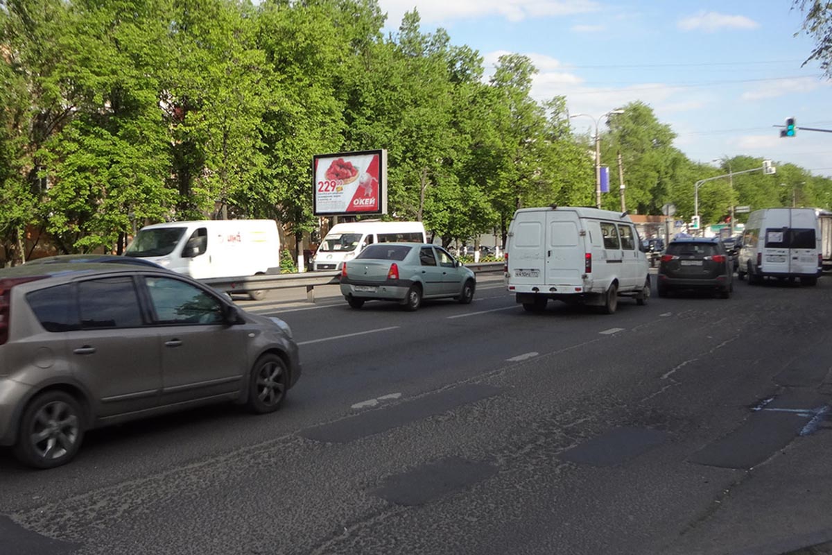 Фотография рекламного носителя, тип: Ситиборд 2.7x3.7, адрес: Октябрьский пр-т., д.375в, Люберцы, Московская область, Россия. Сторона В №701545