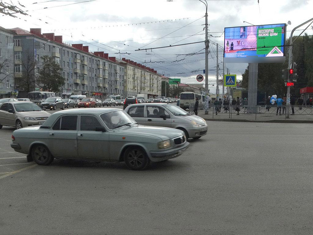 Фотография рекламного носителя, тип: Билборд 3x6, адрес: Октября пр-т., д.21Б, Уфа, Республика Башкортостан, Россия. Сторона A41-A42 №992452