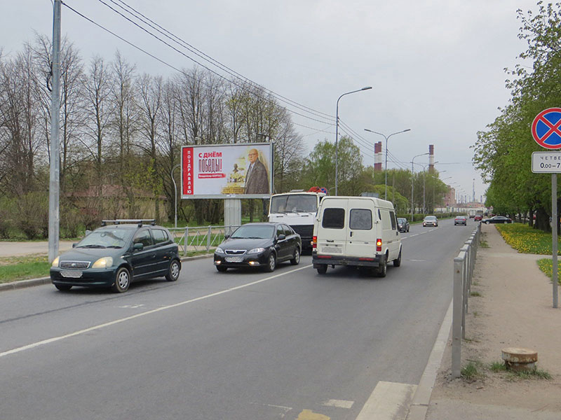Фотография рекламного носителя, тип: Билборд 3x6, адрес: Кузнецовская ул., д.5 X Новоизмайловский пр-т., Санкт-Петербург, Россия. Сторона B №515136