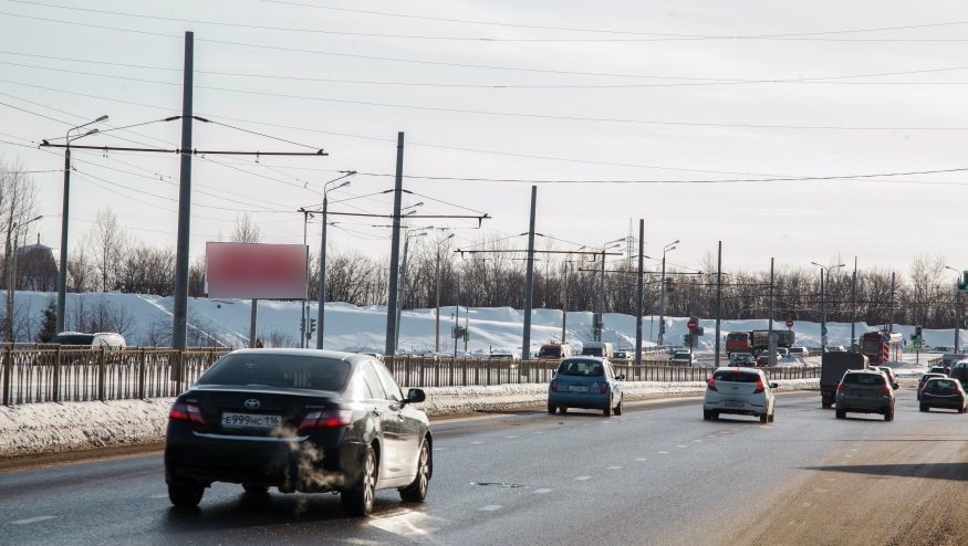 Фотография рекламного носителя, тип: Билборд 3x6, адрес: Бол. Крыловка ул. Х Пролетарская ул., Казань, Республика Татарстан, Россия. Сторона B №761076