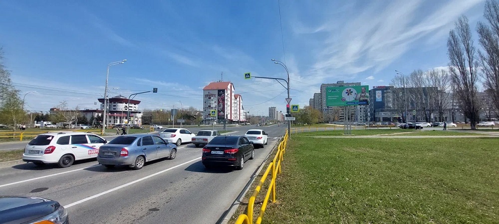 Фотография рекламного носителя, тип: Билборд 3x6, адрес: Фрунзе ул. Х Юбилейная ул., Тольятти, Самарская область, Россия. Сторона A №1057782