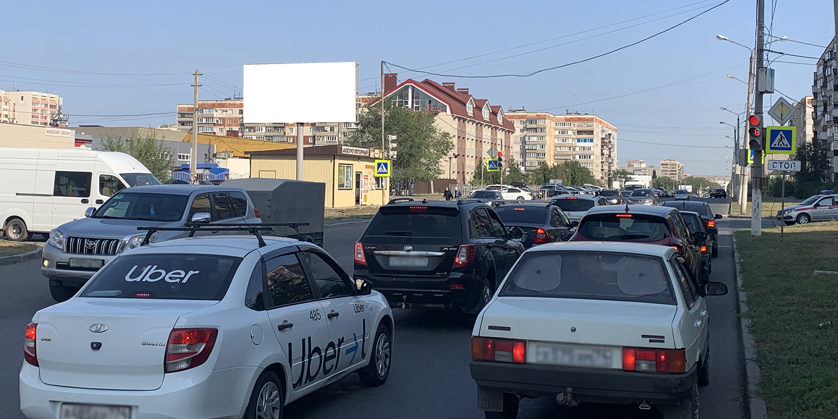 Фотография рекламного носителя, тип: Билборд 3x6, адрес: Ворошилова ул., д.30 Х Сиреневый пр-зд., Магнитогорск, Челябинская область, Россия. Сторона Б №1052244