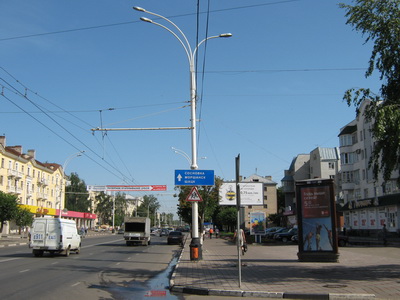 Фотография рекламного носителя, тип: Пиллар 3x1.4, адрес: Советская ул., д.163"А", Тамбов, Тамбовская область, Россия. Сторона А №432289