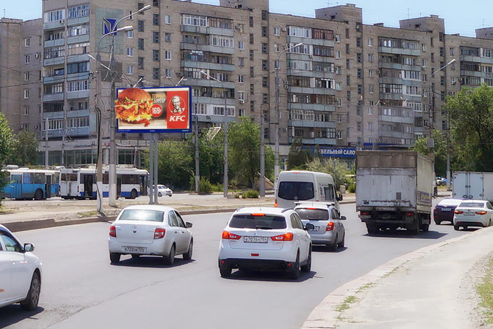 Фотография рекламного носителя, тип: Билборд 3x6, адрес: Н. Отрады ул., Волгоград, Волгоградская область, Россия. Сторона Б №337737
